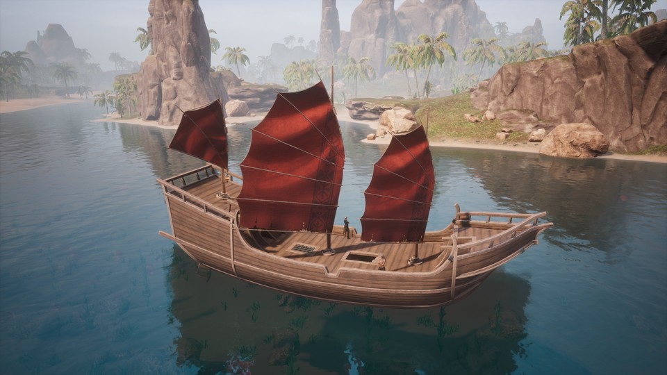 بالقارب أنت على طرق معينة مع River Boats of the Exiled Lands.