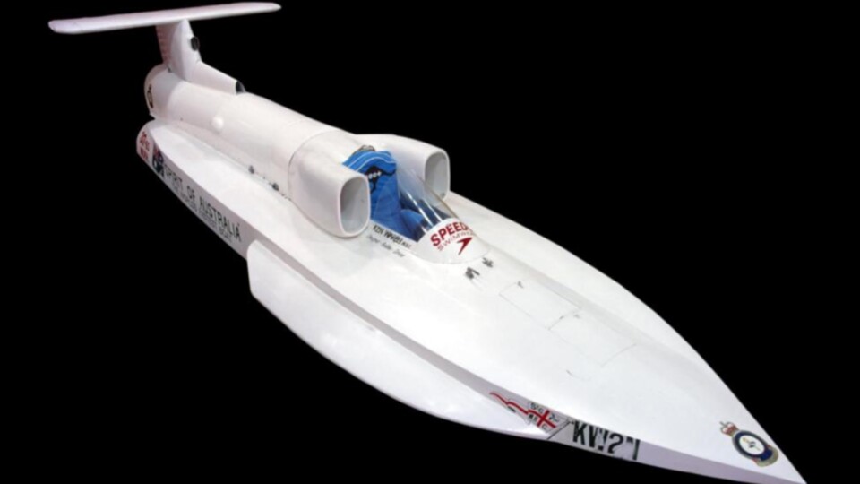 Heute kann die Spirit of Australia im Museum besichtigt werden. (Bild-Quelle: Australian National Maritime Museum)