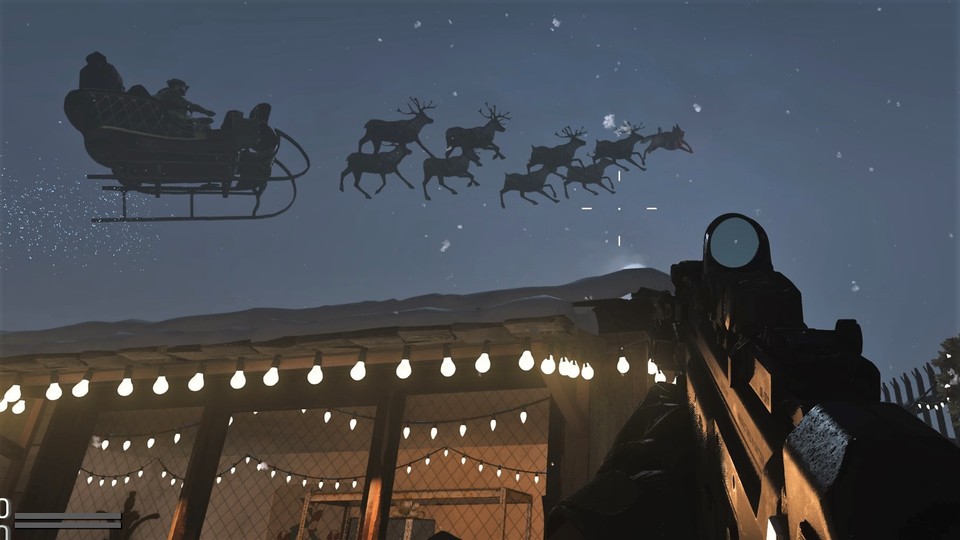 Santa Price und Riley, der Renhund: CoD Modern Warfare enthält ein weihnachtliches Easter Egg.