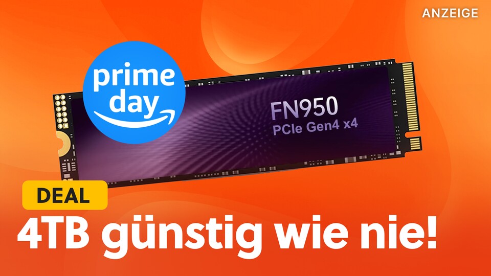 Eine richtig große 4TB NVMe M.2 SSD gibts jetzt am Prime Day 2023 im Angebot - und das unwahrscheinlich günstig!