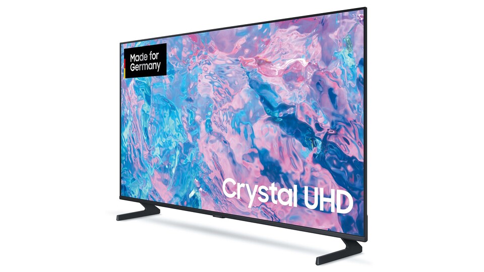 Der 55 Zoll große Samsung Crystal UHD TV sorgt mit 4K, HDR10+ und Smart-Features für echtes Heimkino-Feeling.