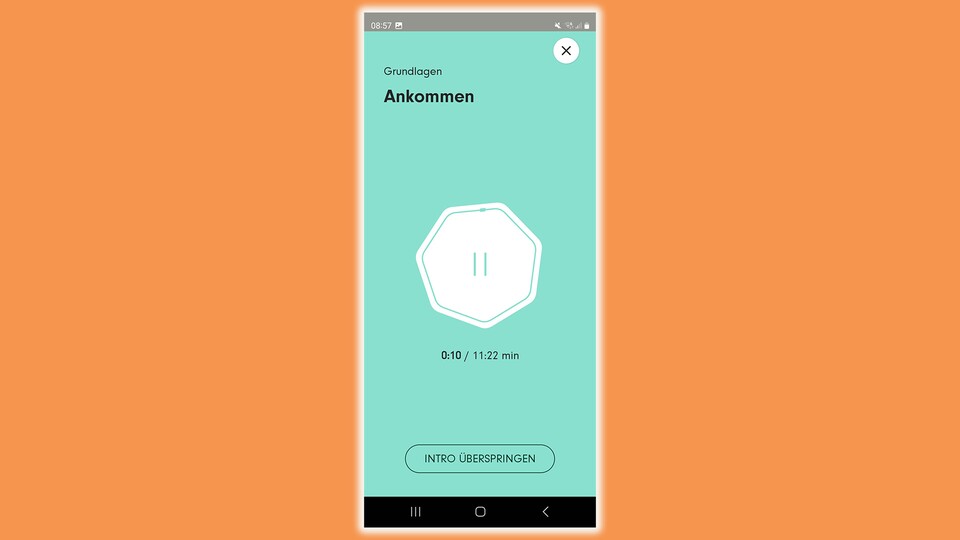 Das Design ist minimalistisch. Mehr braucht es zum zuhören auf dem Bildschirm allerdings auch nicht.