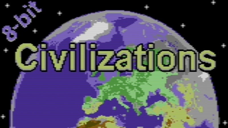 8 Bit Civilizations ist eine Fan-Hommage an das erste Civilization - für den Commodore 64.
