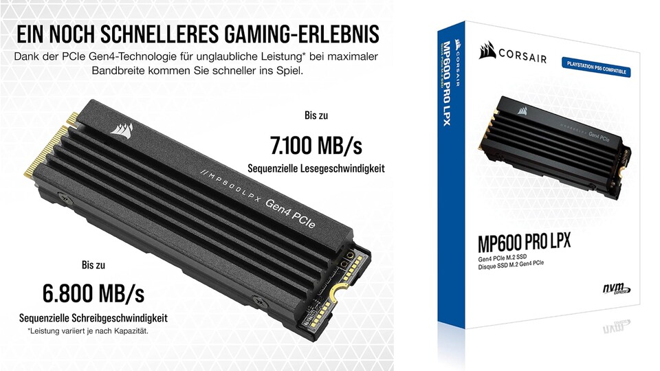 Fast so schnell wie die Samsung 990 Pro - aber doppelt so viel Speicher!