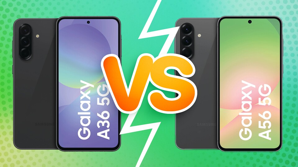Galaxy A36 und Galaxy A56 sind die neuen Mittelklasse-Handys von Samsung. Doch worin unterscheiden sie sich überhaupt? (Bild: Samsung GameStar Tech)