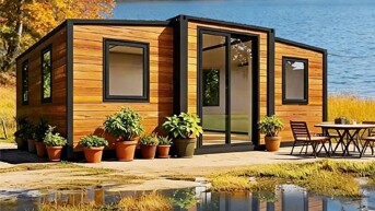 Das Tiny House schaut sogar recht schick aus. Ihr könnt ganz 20% Rabatt bekommen, wenn ihr etwas Schrott dazukauft.