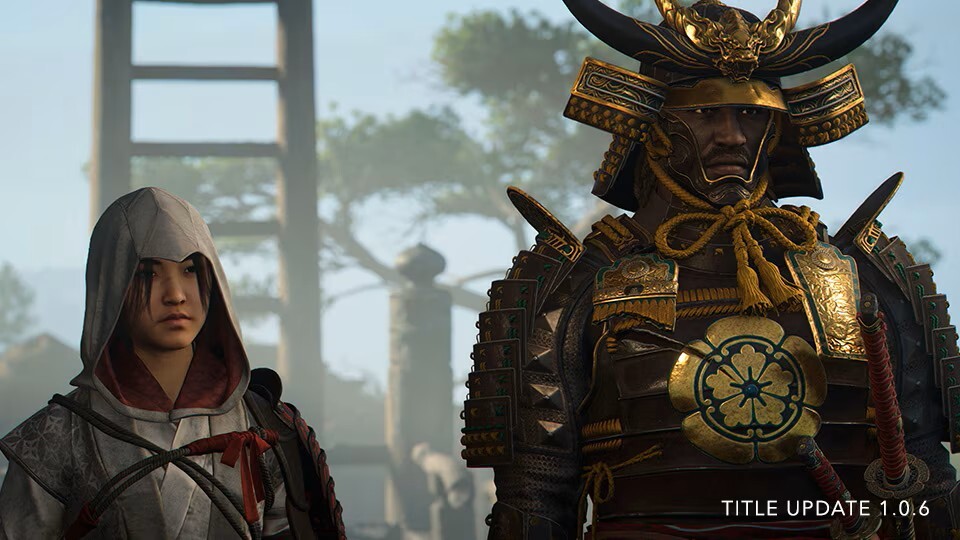 Der Hut bleibt auf! Mit dem neuen Update 1.0.6 dürft ihr Helme und Kapuzen in Cutscenes auf behalten.