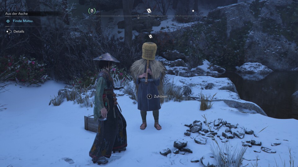 Mit den gesuchten Flötenspielern könnt ihr interagieren. In Japan stehen noch viele andere herum, die nicht zu der Sammelaufgabe gehören.