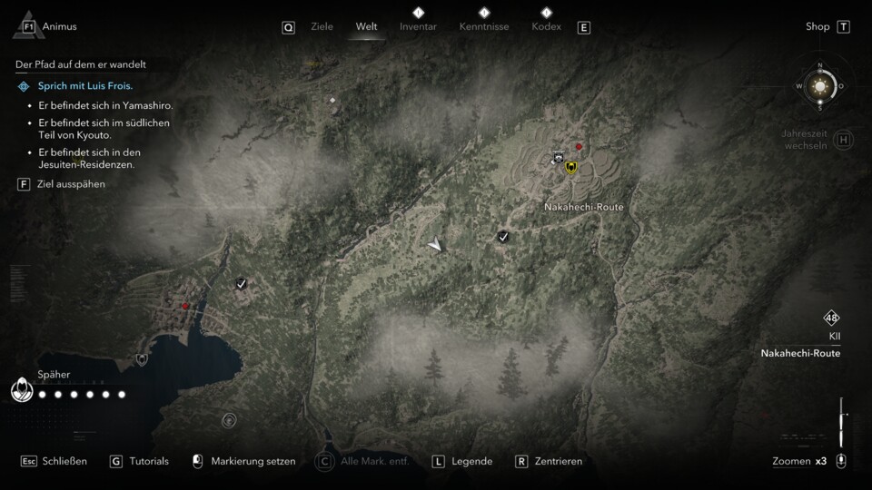 Musiker an der Nakahechi-Route, Kii.