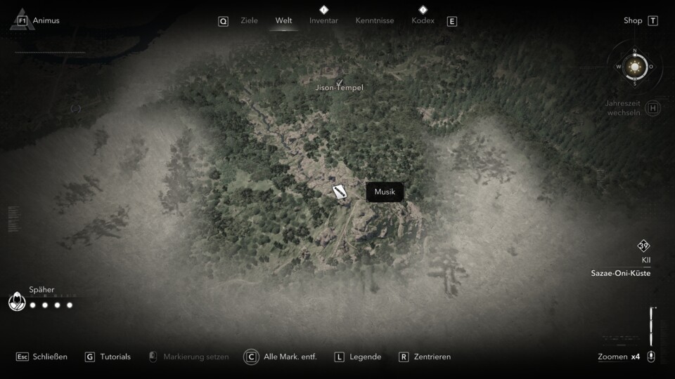 Musiker an der Sazae-Oni-Küste, Kii.