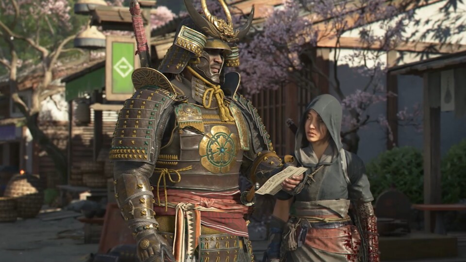Im ersten Gameplay-Trailer zu Assassins Creed Shadows begleiten wir Yasuke und Naoe bei einer Mission.