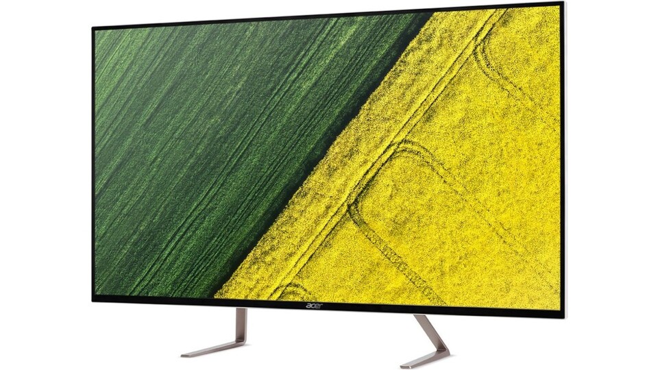 43 Zoll mit UHD bietet der Acer ET430K - kein Fernseher sondern tatsächlich ein PC-Monitor.