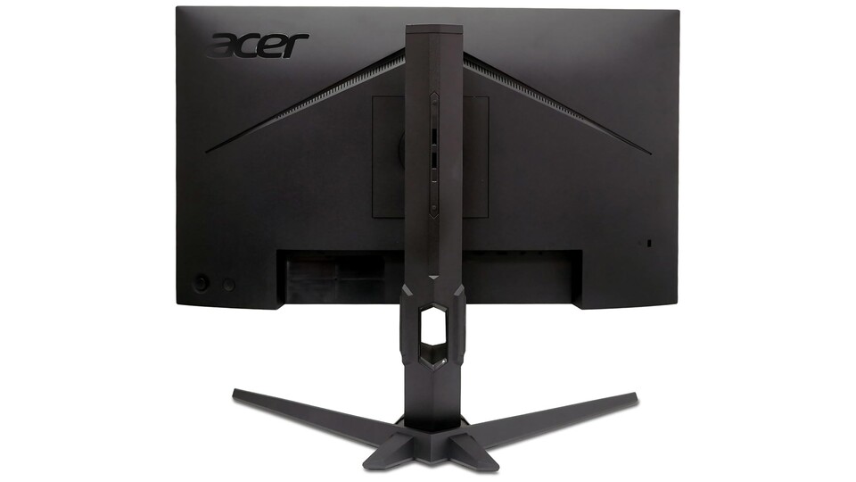 Die Anschlüsse bieten mit zwei HDMI 2.1 Ports und DisplayPort 1.4 volle Flexibilität sowohl für PC-Gamer als auch für Konsolen-Fans mit PS5 oder Xbox.