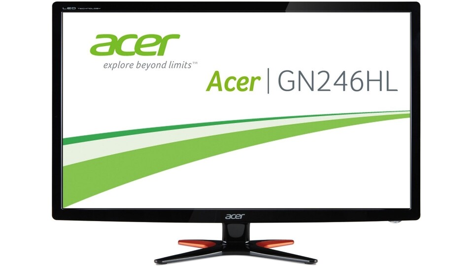 Der Acer Predator GN246HL macht Gaming noch flüssiger - mit 144 Hz Refreshrate und 1 ms Reaktionszeit.