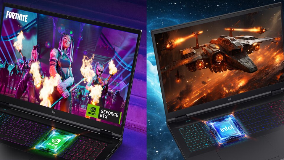 Unter der Haube sind sowohl ein Grafikchip von Nvidia als auch ein leistungsstarker Intel Core i7-Prozessor verbaut.