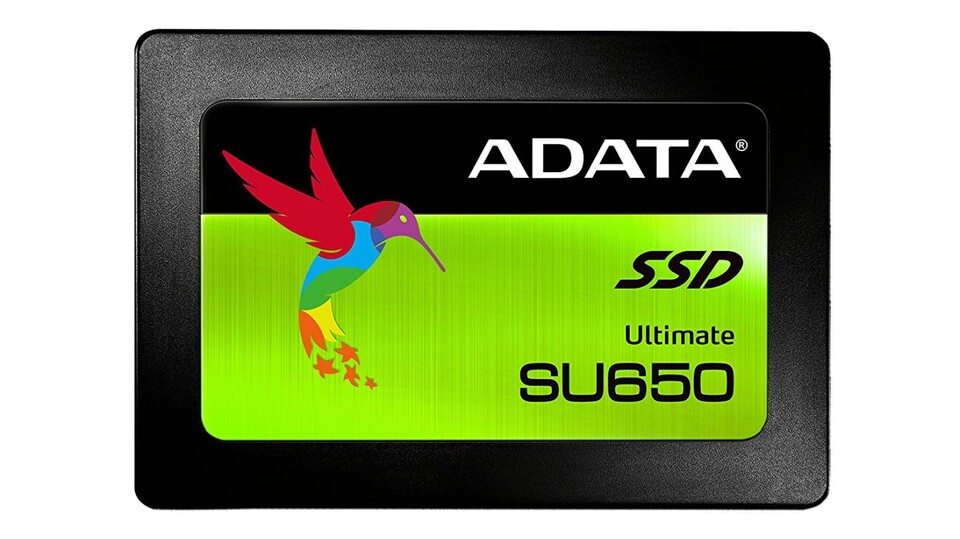 Die ADATA SU650 SSD bietet mit 480 Gigabyte viel Speicherplatz zum kleinen Preis.