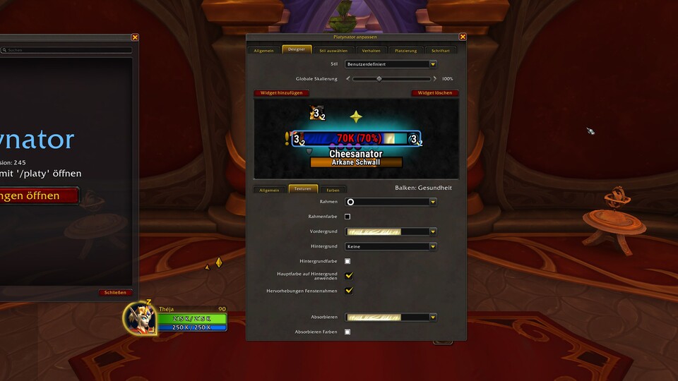 Einfach schöner kämpfen: Platynator macht die individuelle Konfiguration eurer Nameplates zum Kinderspiel.