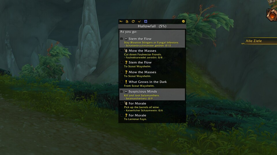 Der rote Faden: WoW-Pro Guides zeigt euch immer die schnellste Route zum nächsten Levelup.