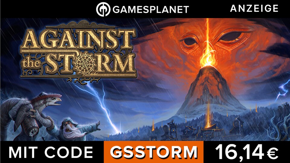 Noch bis morgen um 10 Uhr bekommt ihr Against the Storm dank Gutscheincode für nur 16,14€ bei Gamesplanet.