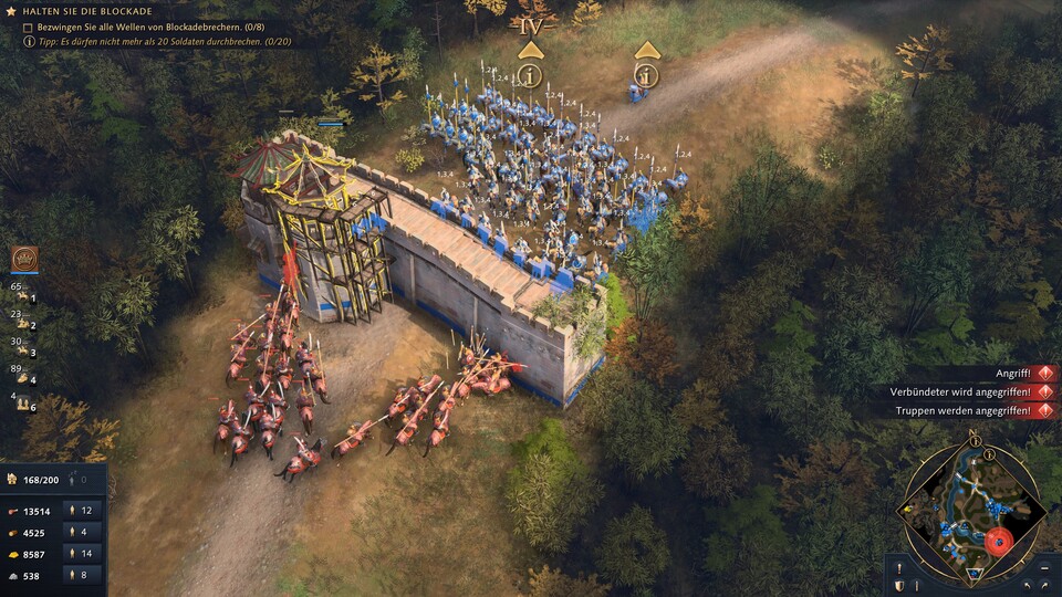 Es gibt einen Exploit in Age of Empires 4, mit dem durch den Abbruch des Baus von Steinmauern unendlich Stein generiert wird.