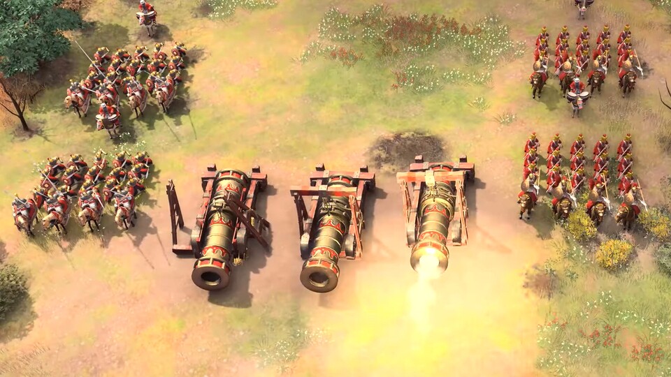 Age of Empires 4 zeigt die Einheiten der Osmanen und Malier im Trailer