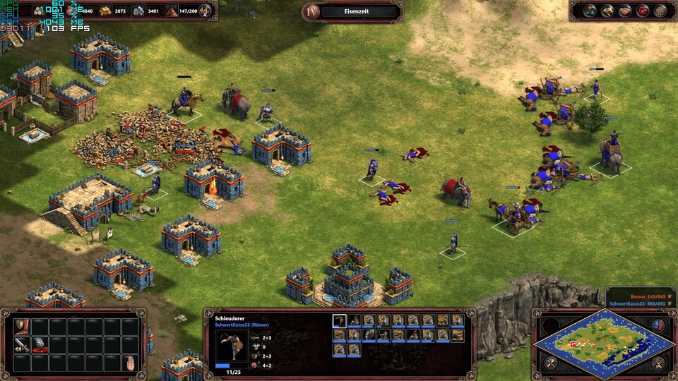 Die Definitive Edition von Age of Empires bietet zahlreiche Verbesserungen in Sachen Grafik und Gameplay, das Grundgerüst bildet die Engine des 20 Jahre alten Originals.