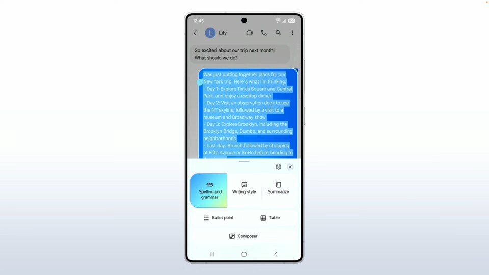 Das ganze funktioniert Appübergreifend.