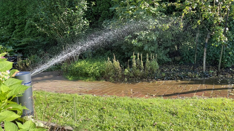 Die Wasserverteilung könnt ihr präzise justieren. Exakt harte Zonenkanten dürft ihr aber nicht erwarten.
