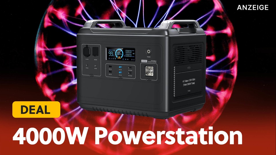 With this power station you always have juice when camping - or you can use it as a balcony power station in island operation.