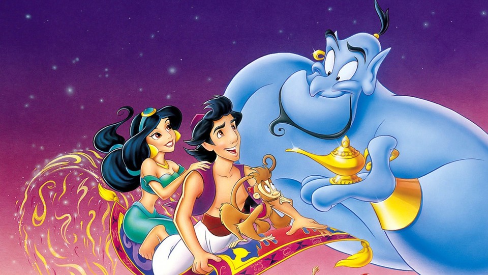 Zum Vergleich: So sieht Dschinni mit der Stimme von Robin Williams im Trickfilm Aladdin aus.