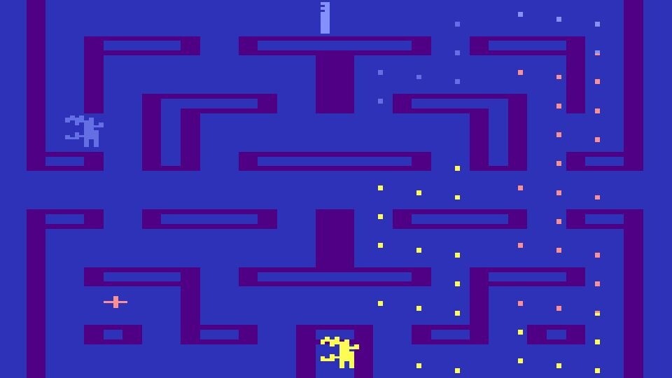 Der Pac-Man-Klon Alien (1982, Atari 2600) würde wahrscheinlich auch auf »Mutter« laufen.