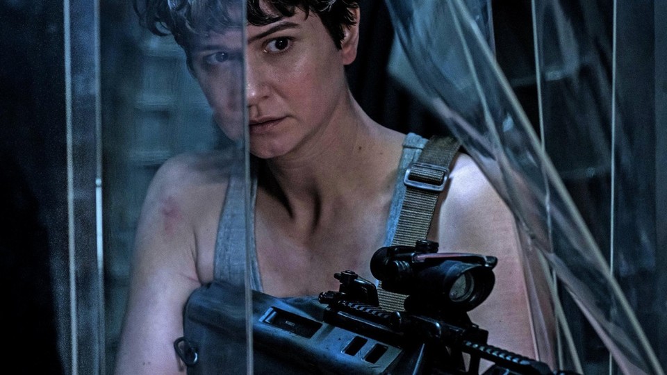 Erstes Szenen-Bild mit Katherine Waterston als Ripleys Vorgängerin Daniels in Ridley Scotts Alien: Covenant.