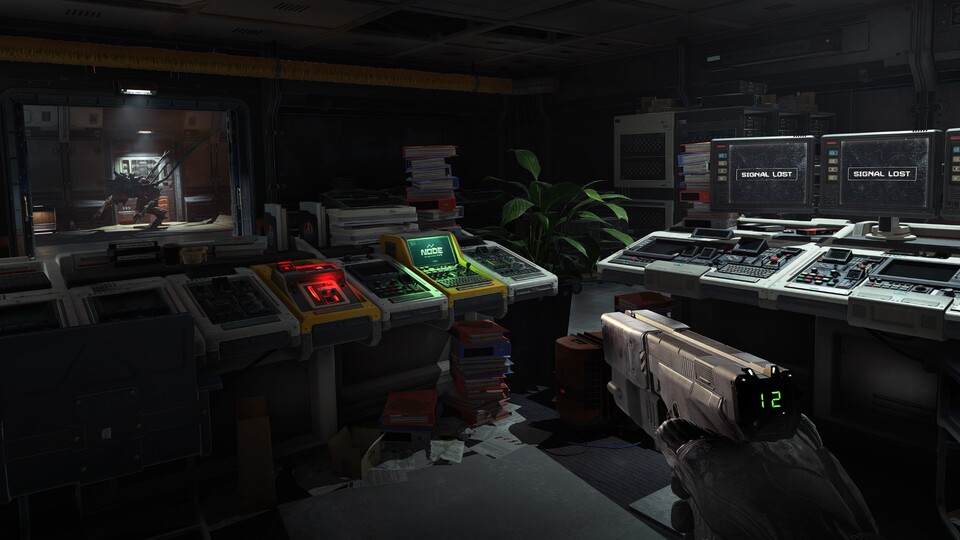 Die Korridore, Labore und Lagerräume der Station erinnern uns an Prey und Dead Space.