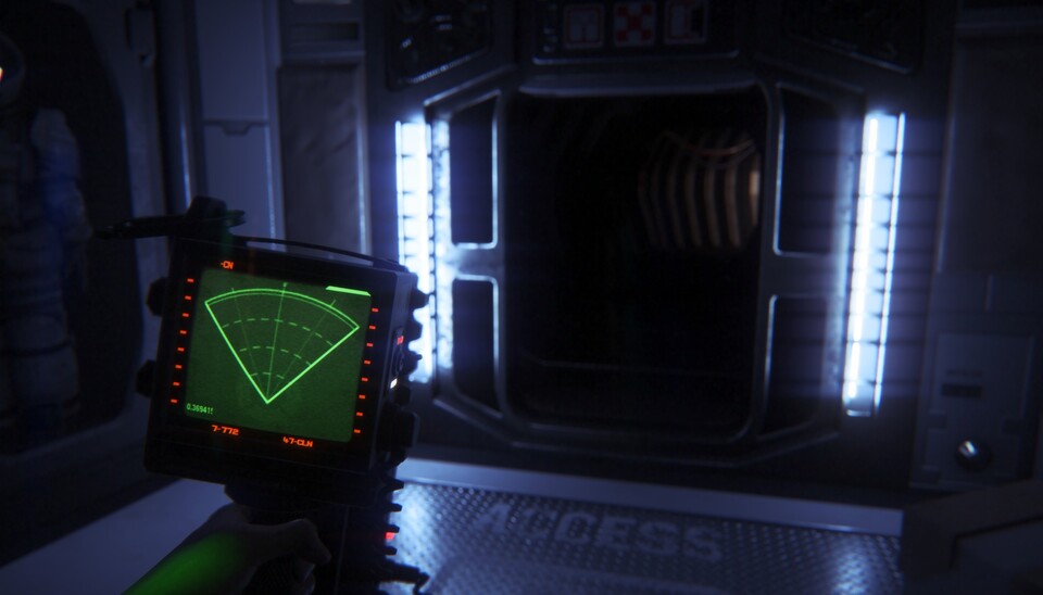 Alien: Isolation funktioniert im ersten Schritt über dichte Atmosphäre und Anspannung. Wenn mitten in der Stille dann das Alien aus einem Lüftungsschaft plumpst, spüre ich meinen Herzschlag im Backenzahn.