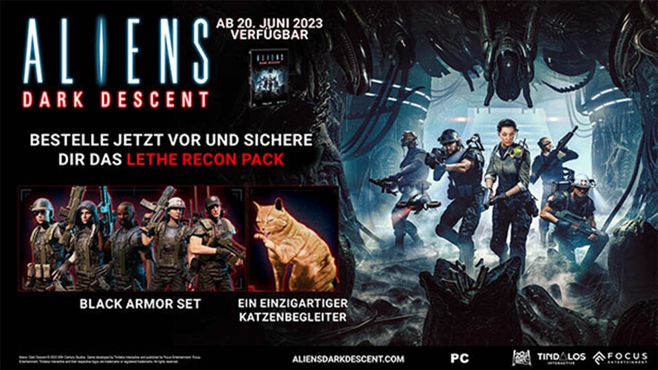 Diese In-Game Boni erwarten euch beim Vorbestellen von Aliens: Dark Descent.