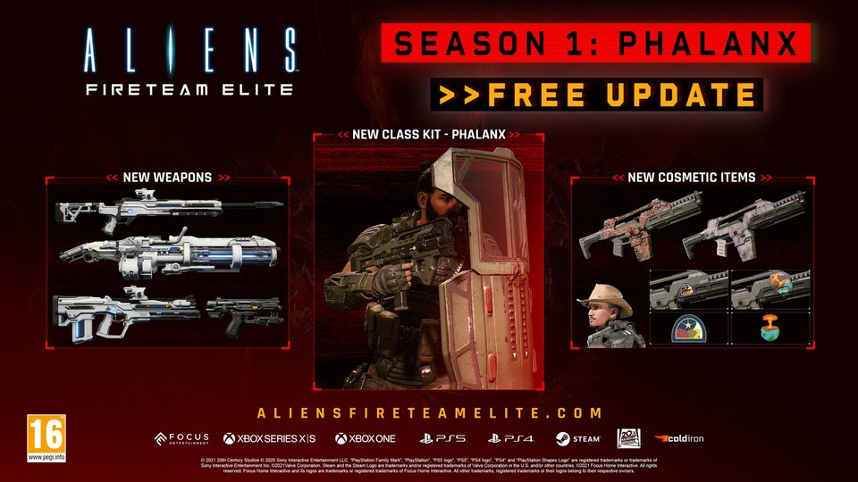 Diese neuen Inhalte für Aliens: Fireteam Elite gibt's kostenlos.