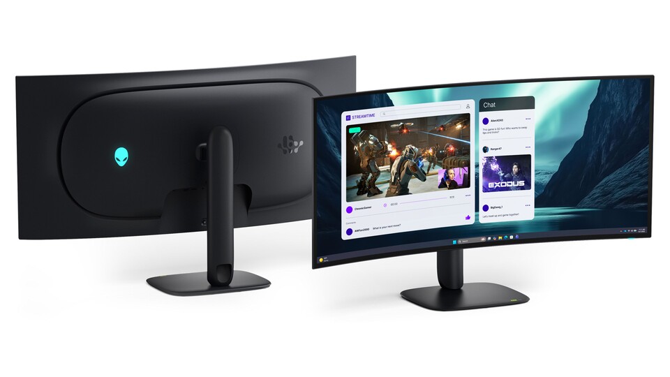 Das schlichte Design des AW3926QW passt so gut wie in jedes Setup, ohne fehl am Platz zu wirken.