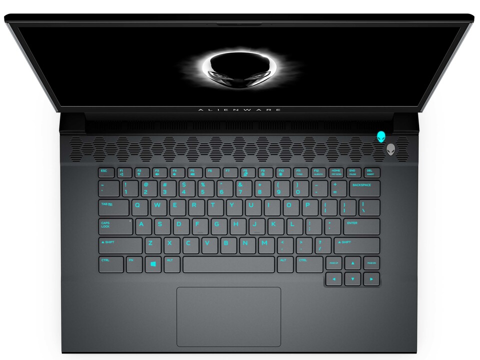 Der Alienware Gaming-Laptop M15 verfügt über eine RGB-Beleuchtung. 