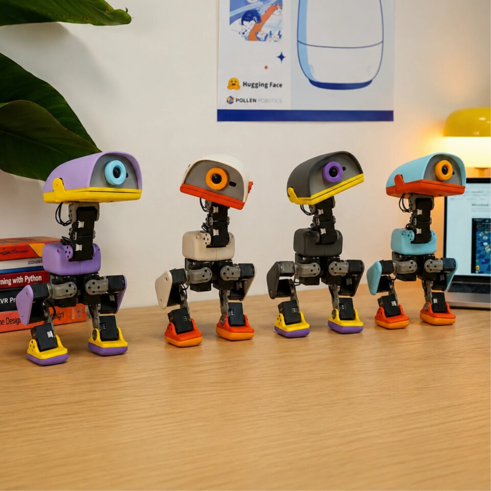 So sehen die vier erhältlichen Modelle aus. (Bildquelle: Pollen Robotics)