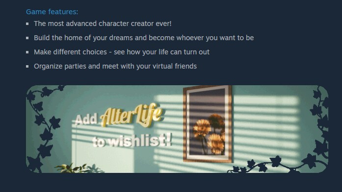 Die Steamseite steckt voller spannender Versprechen rund um AlterLife. Allerdings ist sie in Deutschland nicht mal mehr abrufbar.