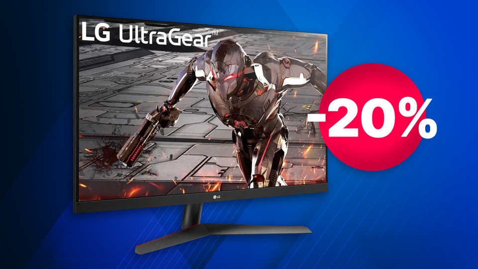 Der LG UltraGear bietet euch 32 Zoll mit WQHD-Auflösung und 165 Hz für einen erfreulich niedrigen Preis.