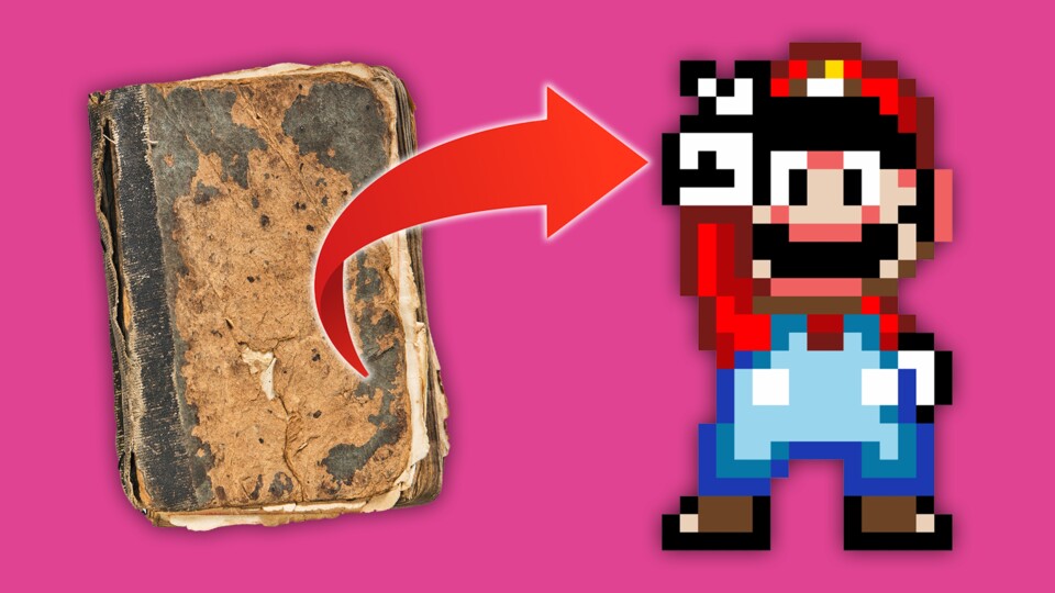 Mario actually has something in common with a book that's almost 200 years old.  (Image: Karjalas - adobe.stock.com, Nintendo)