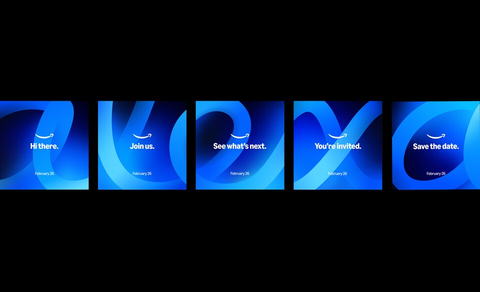 Amazon hat nicht offiziell angekündigt, worum sich das Event dreht - die Einladungskarten geben aber einen deutlichen Hinweis. (Bildquelle: Wes Davis, TheVerge)