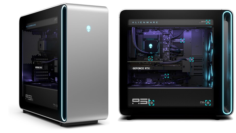 Okay, das Case sieht wirklich cool aus – passend zum Namen Alienware Area-51!