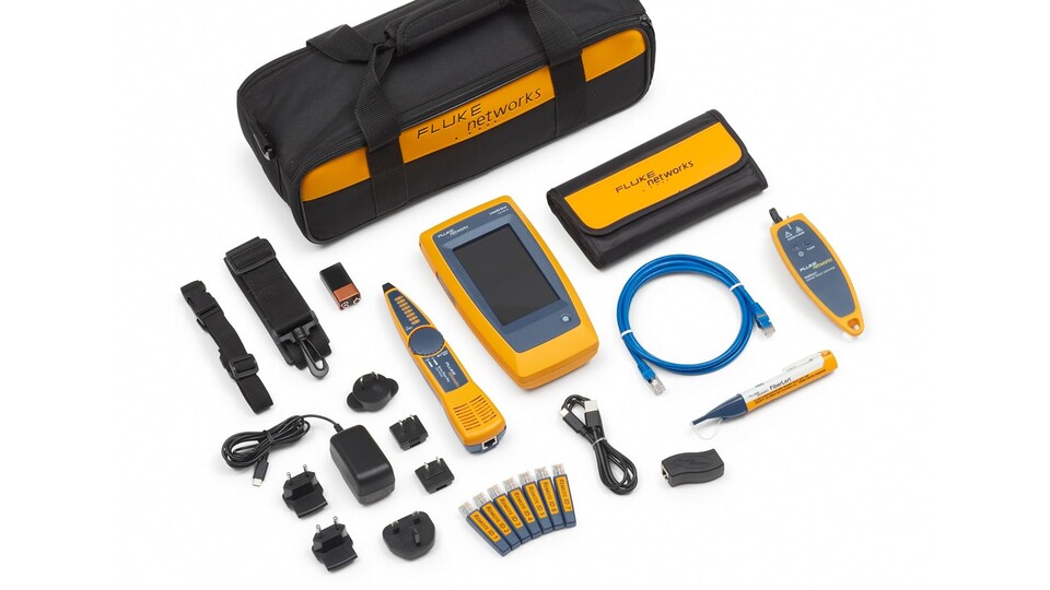 Schon wieder was von Fluke – Professionelle Ausrüstung kostet und das WLAN muss in Gebäuden ja gut laufen.