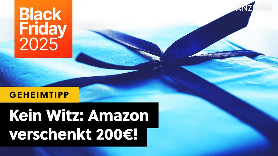 Es ist Black Friday bei Amazon - und ihr könnt Geschenke abstauben. Im Wert von 200€!