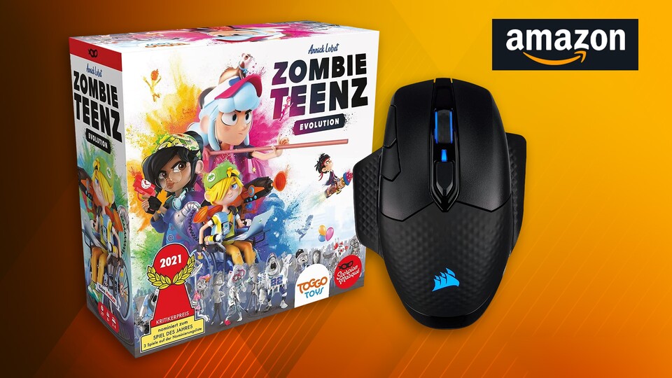 Gaming, das geht auch ohne Strom - mit dem Brettspiel Zombie Teenz Evolution beispielsweise - versucht es doch mal. Und wenn der Mausfinger danach anfängt zu zucken könnt ihr mit der Corsair-Maus immer noch am PC weiterzocken.