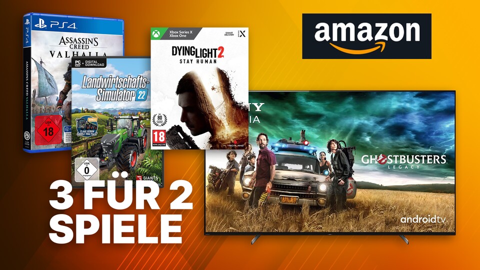 Reaktion auf Saturn: Auch Amazon schenkt euch jetzt ein Spiel wenn ihr mindestens zwei weitere kauft.