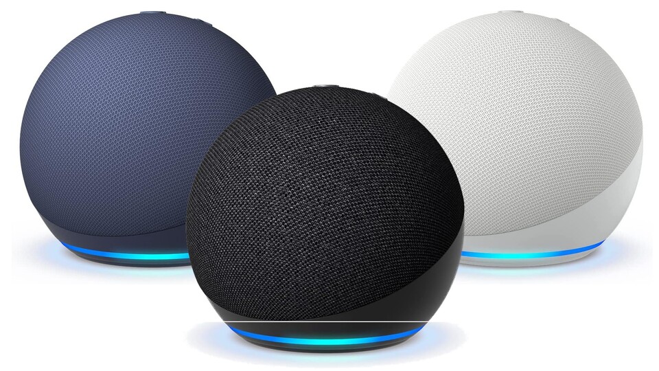 Auch der Amazon Echo Dot der 5. Generation ist ein Bluetooth Lautsprecher, der immer geht.