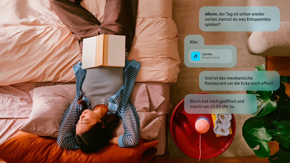 Ein großes Feature: Mit dem neuen Echo Dot bekommt ihr exklusiven Beta-Zugang zu Amazons neuer Alexa+. Einer deutlich klügeren KI-Assistentin.